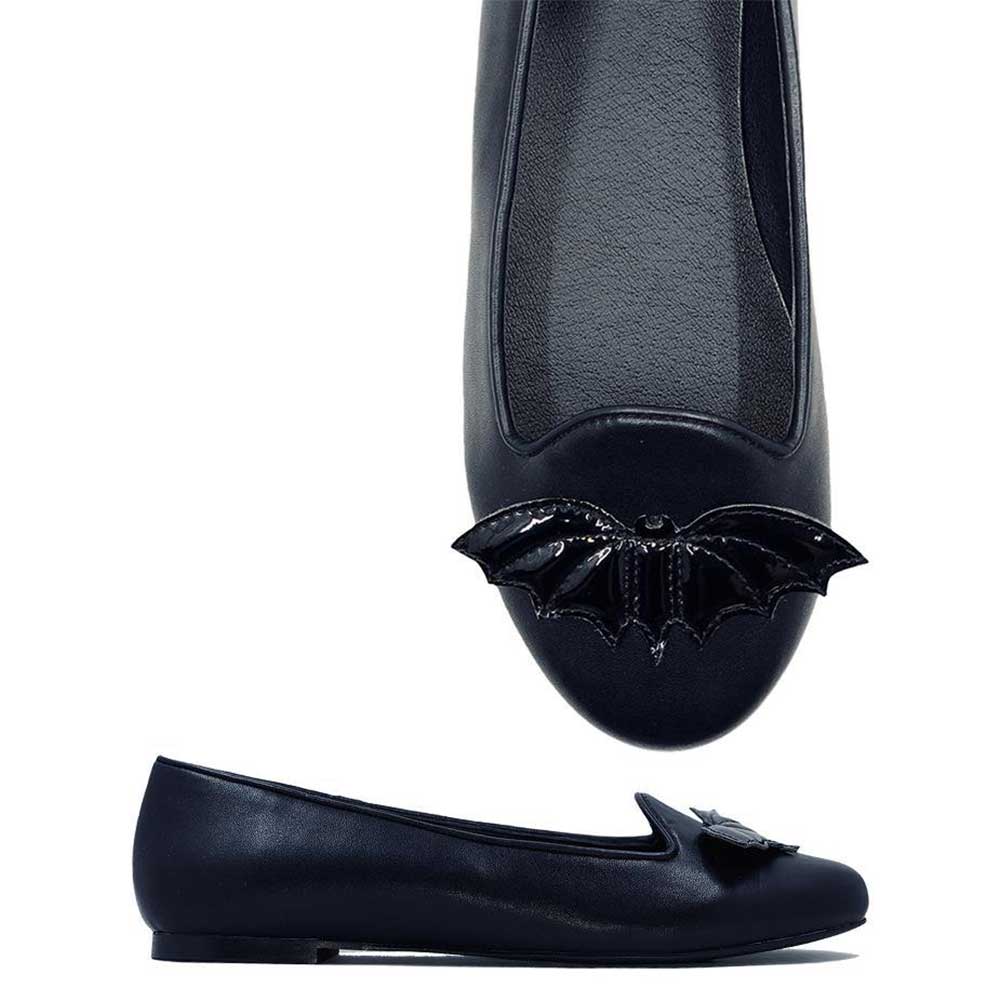 Strange Cvlt - Lydia Bat All Black Ballerine - Noir